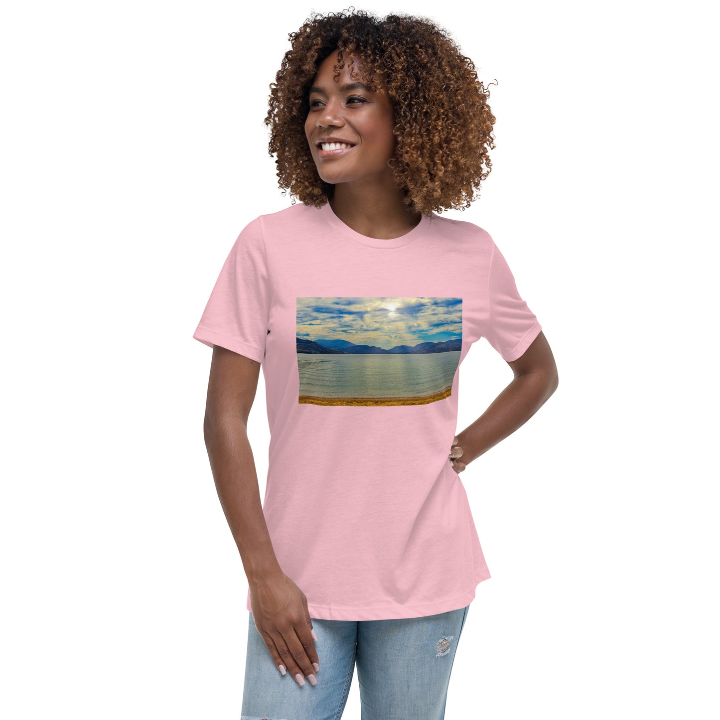 Women's Relaxed T-Shirt - Penticton Skaha Lake
