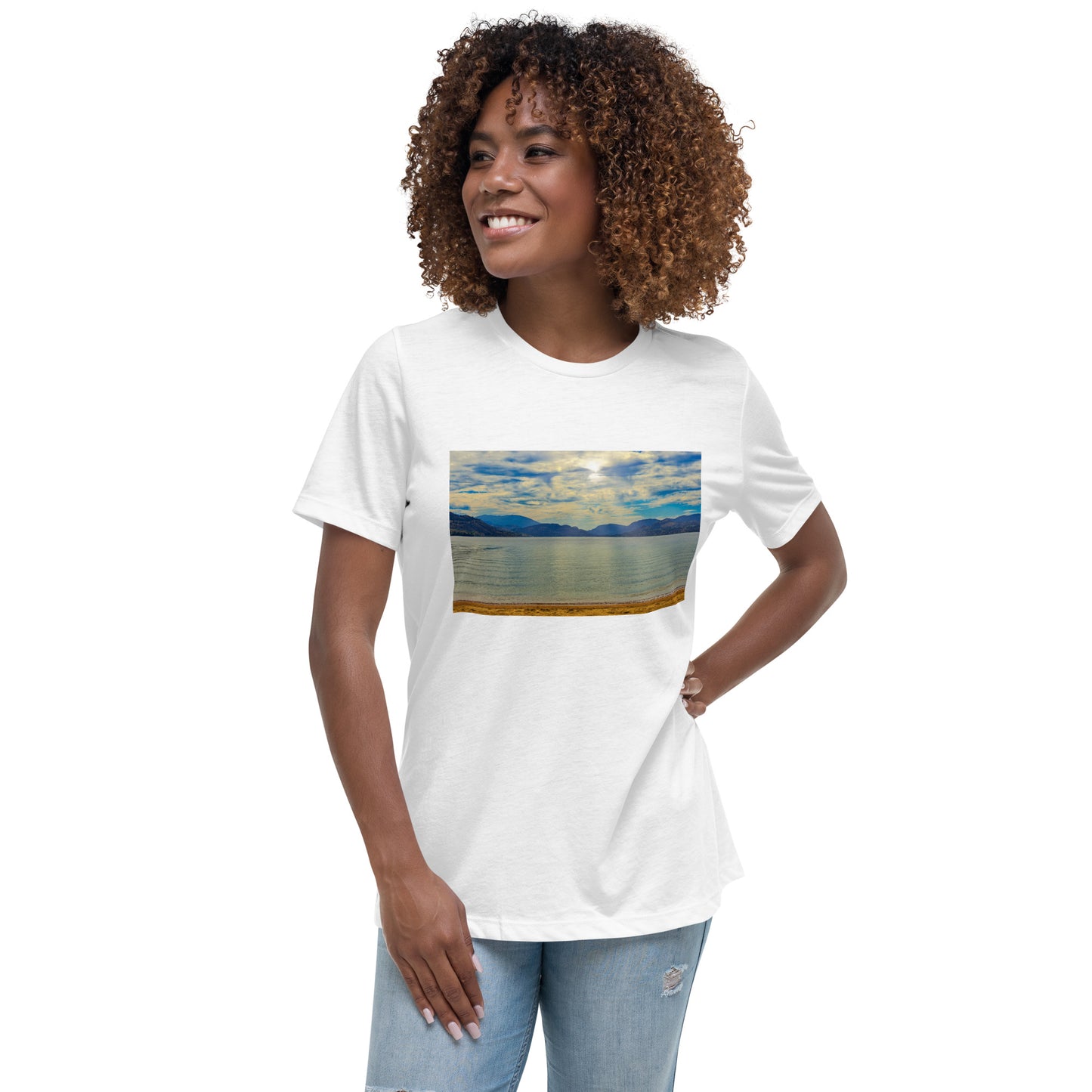 Women's Relaxed T-Shirt - Penticton Skaha Lake