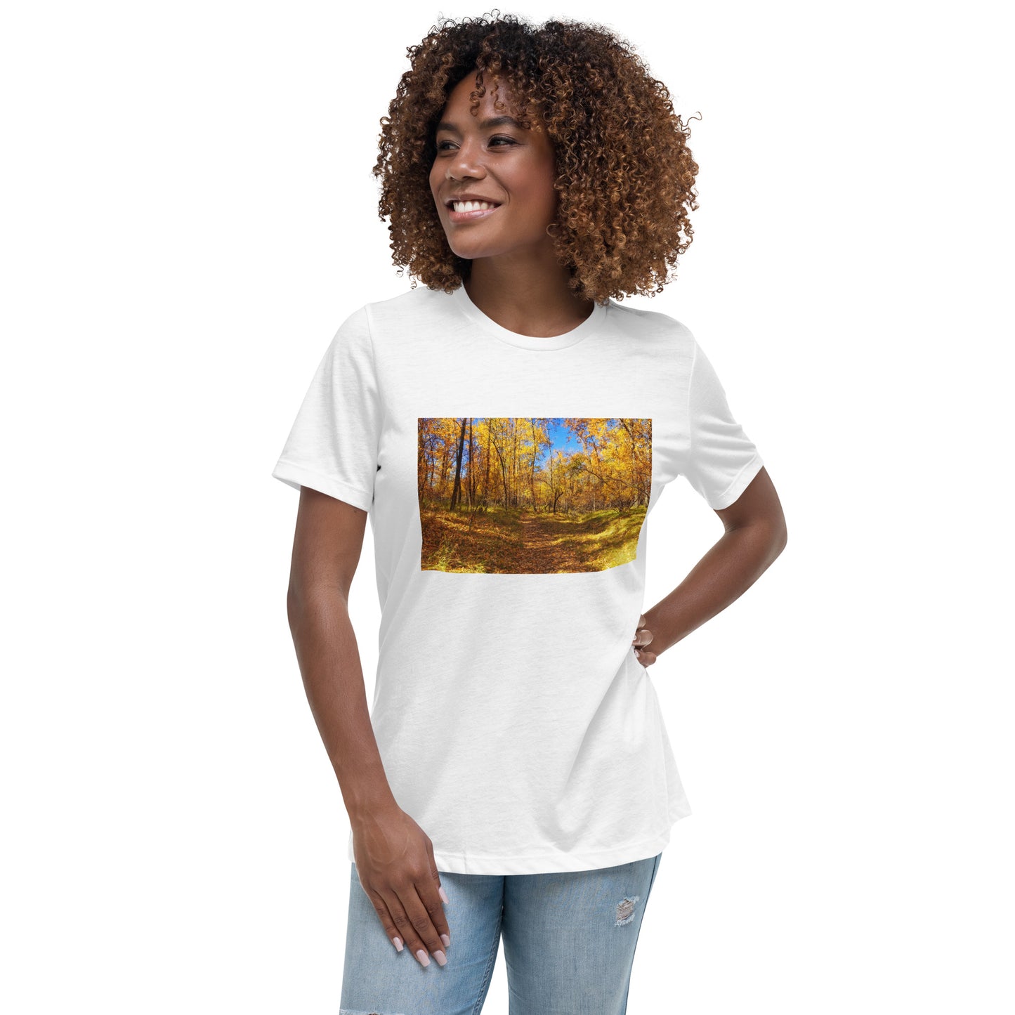 Women's Relaxed T-Shirt - Carburn Park Fall Colours