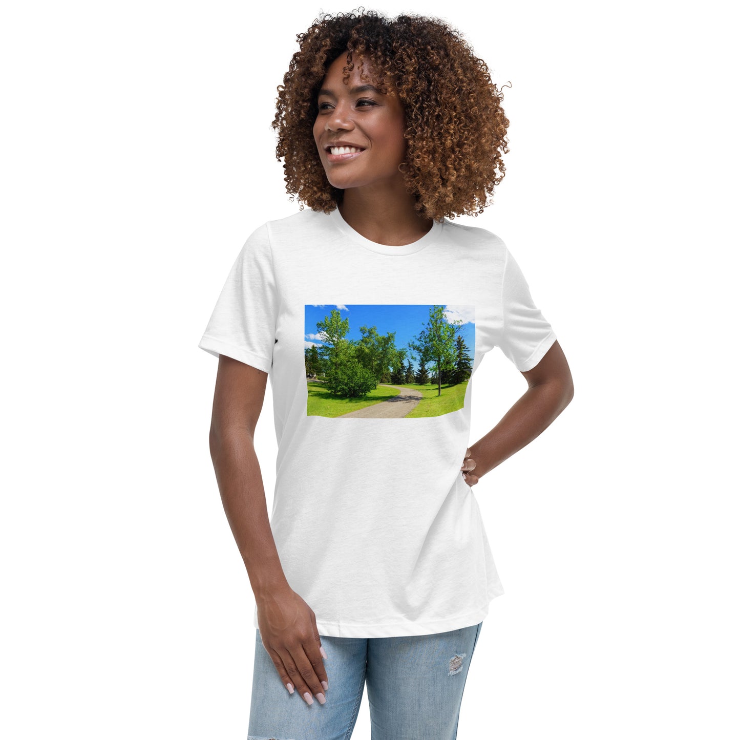 Women's Relaxed T-Shirt - Calgary in the Summer