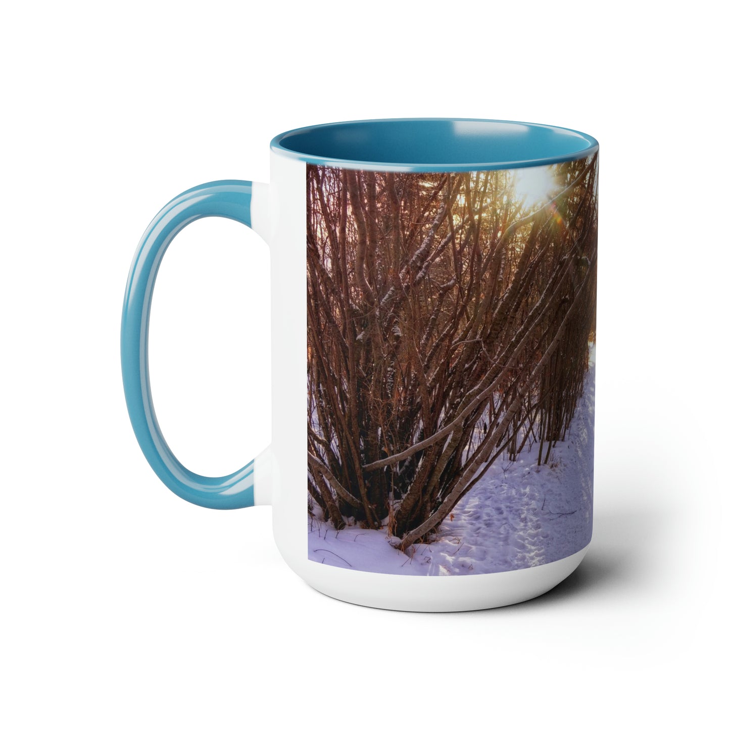 Accent Coffee Mugs, 15oz - Riverdale Park Winter Forest