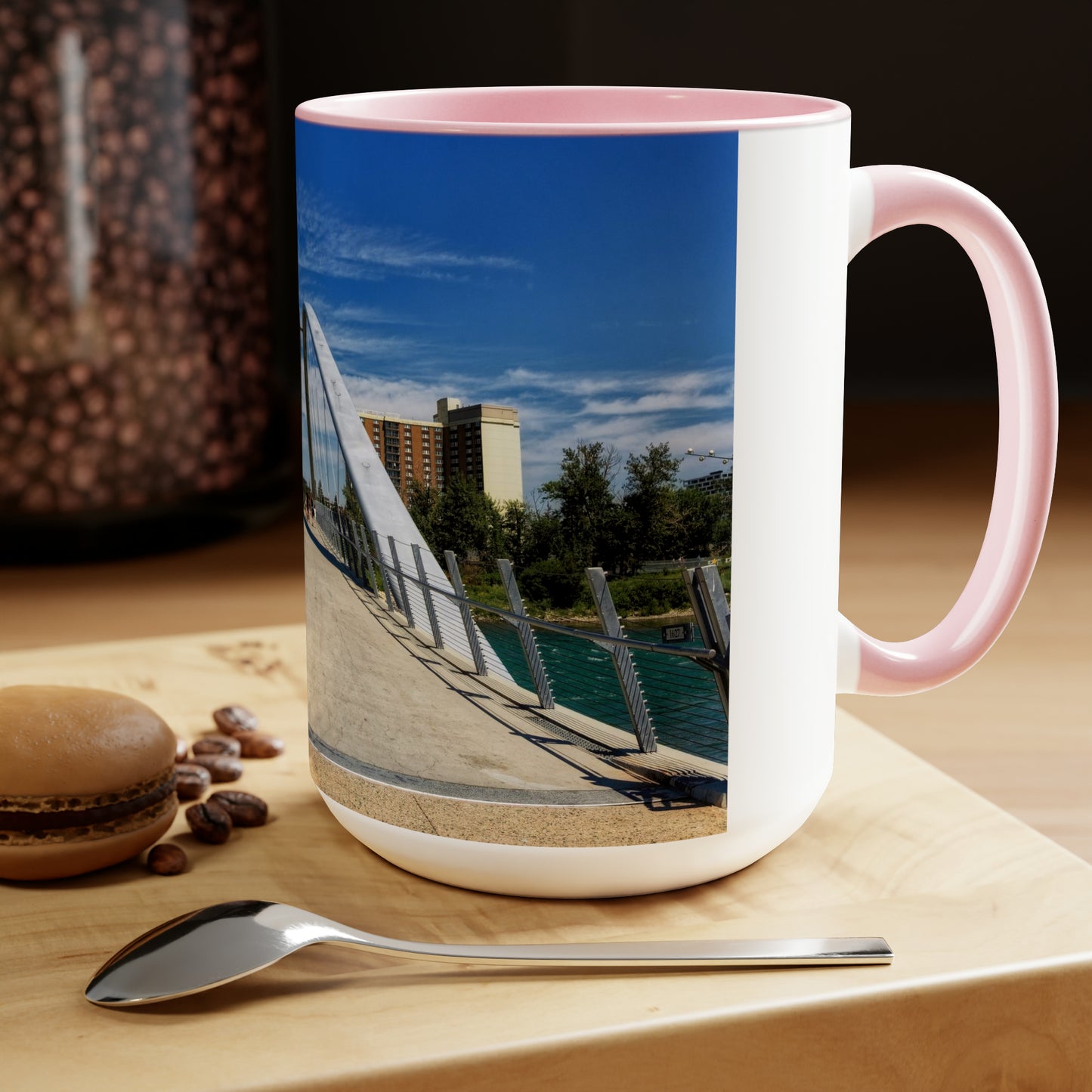 Accent Coffee Mugs, 15oz - George C. King Bridge