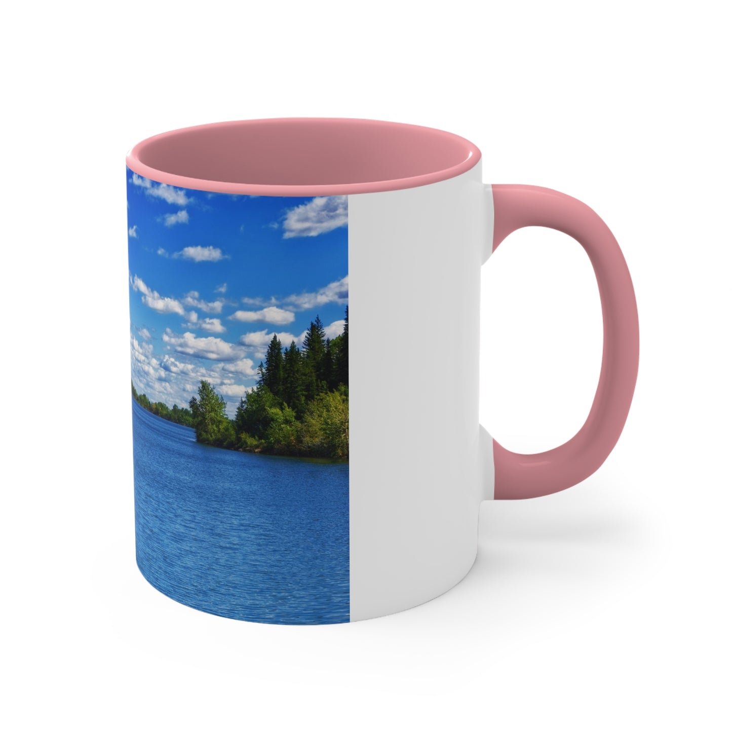 Accent Coffee Mug, 11oz - Glenmore Reservoir South Glenmore Park Summer