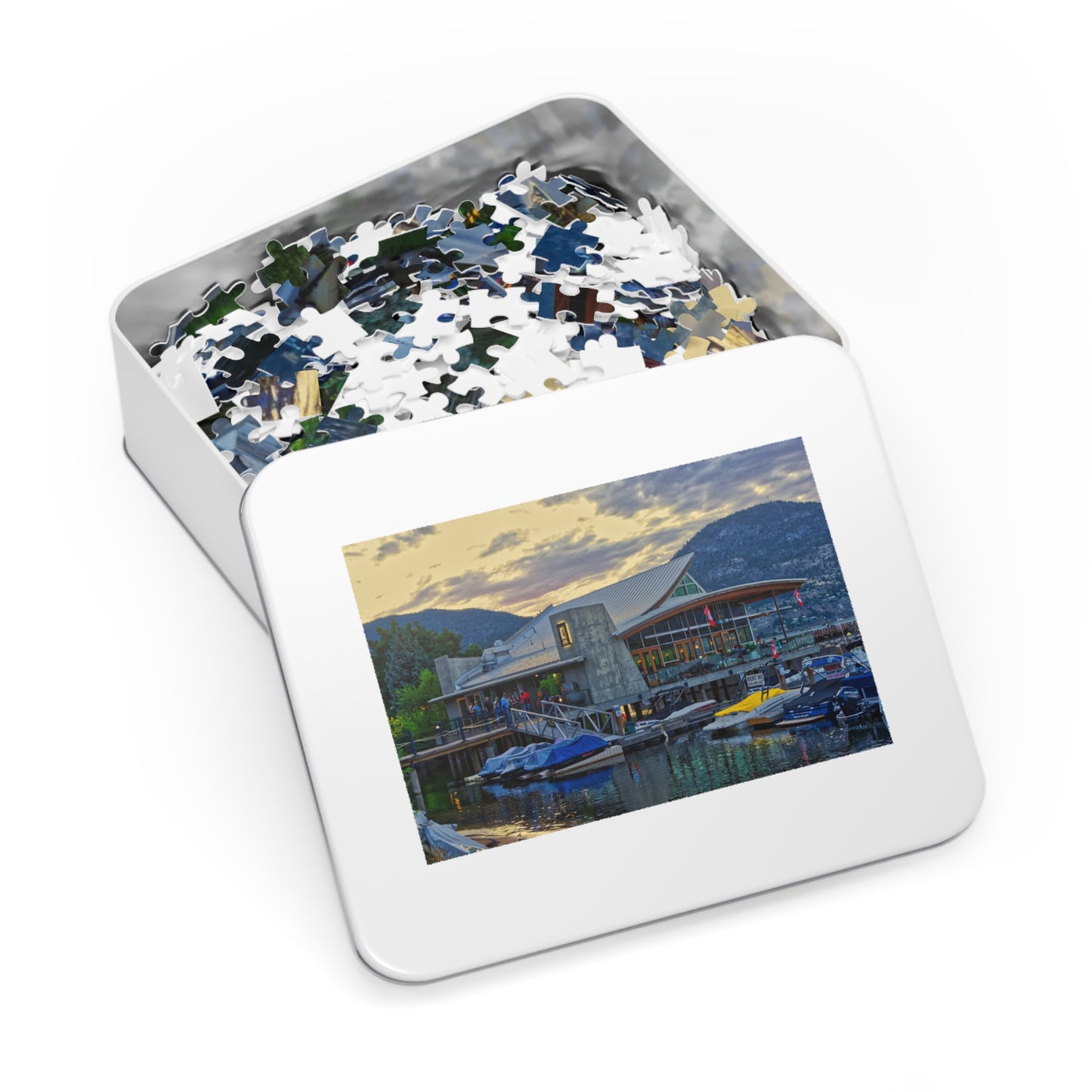 Jigsaw Puzzle (30, 110, 252, 500,1000-Piece) - Hooded Merganser Sunset