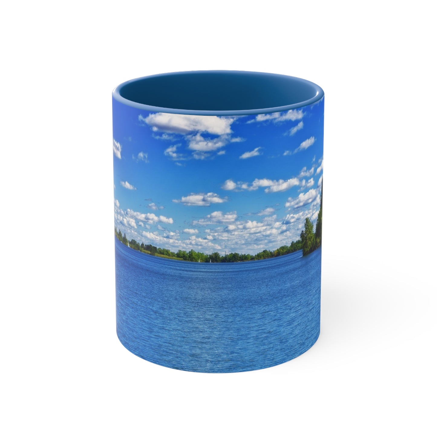 Accent Coffee Mug, 11oz - Glenmore Reservoir South Glenmore Park Summer