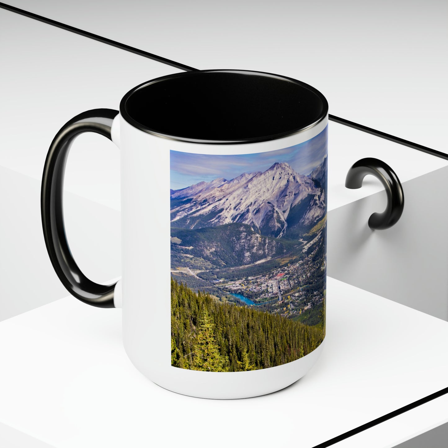 Accent Coffee Mugs, 15oz - Bow Valley Sulphur Mountain