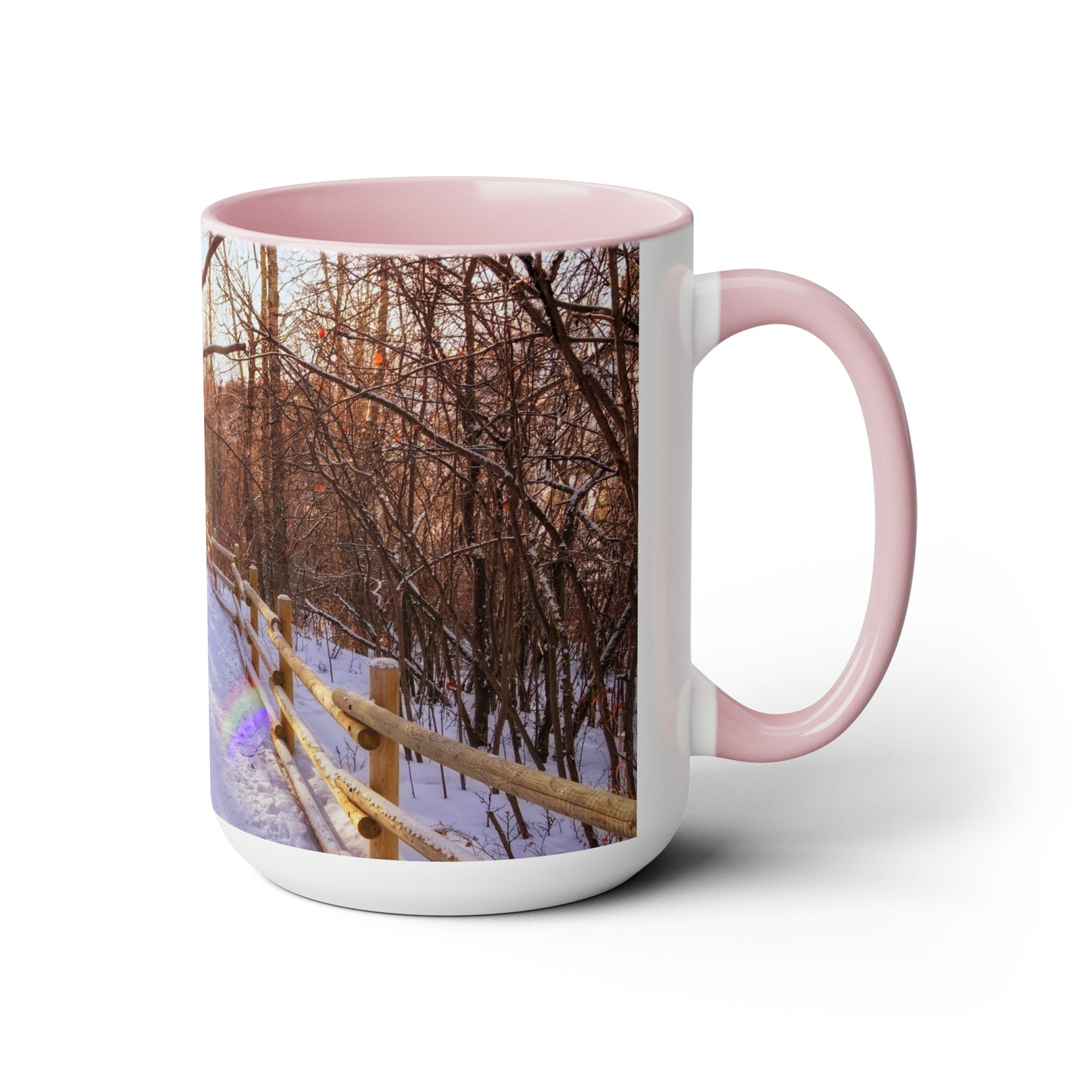 Accent Coffee Mugs, 15oz - Riverdale Park Winter Forest