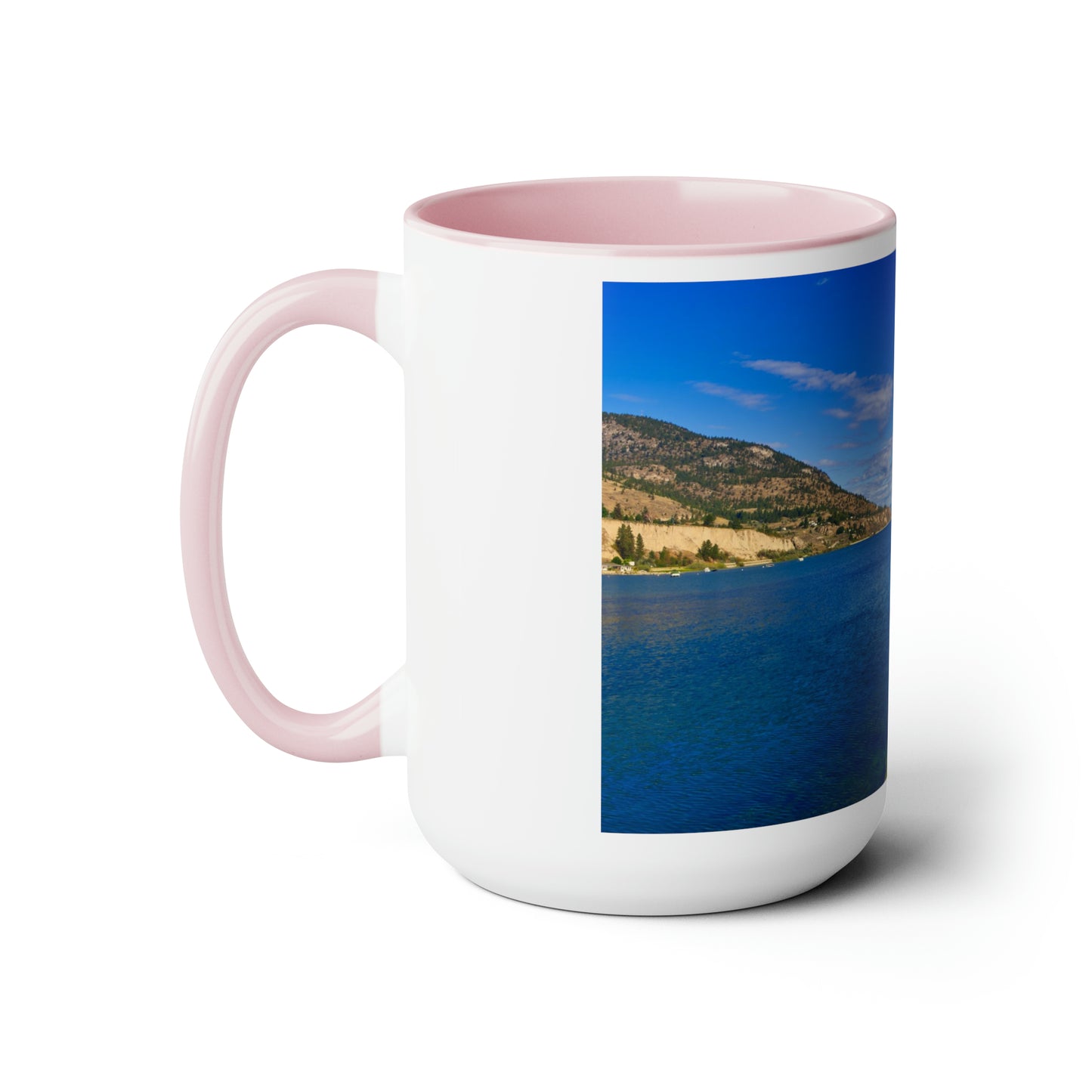 Accent Coffee Mugs, 15oz - Penticton Okanagan Lake Daytime