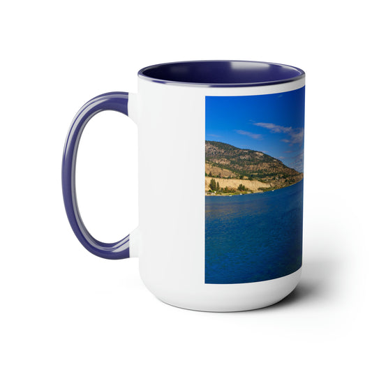 Accent Coffee Mugs, 15oz - Penticton Okanagan Lake Daytime