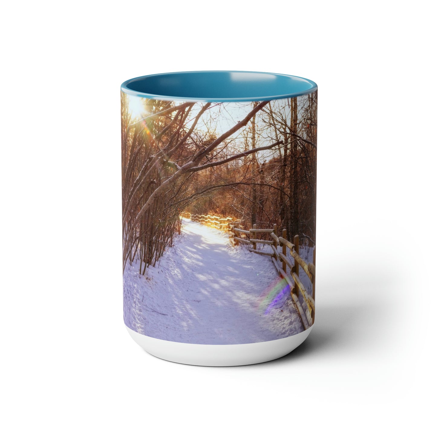 Accent Coffee Mugs, 15oz - Riverdale Park Winter Forest