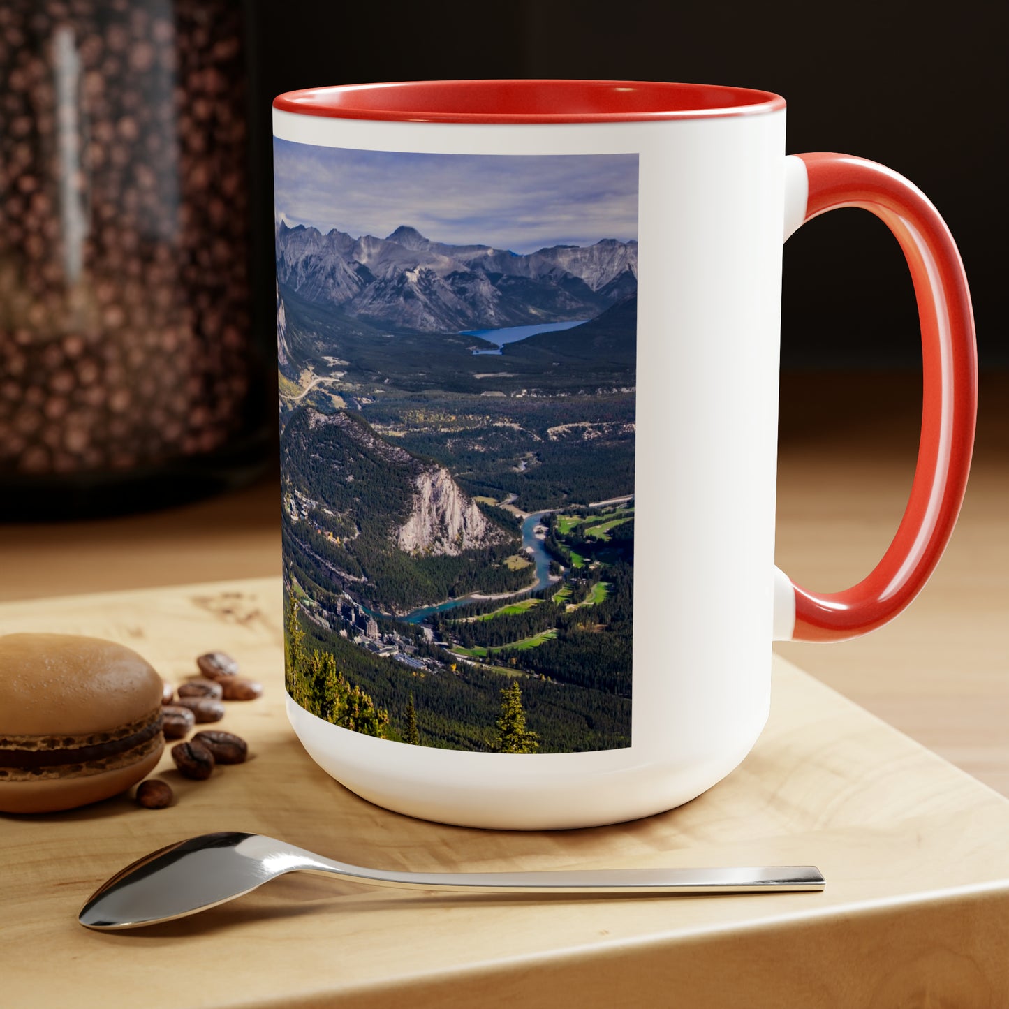 Accent Coffee Mugs, 15oz - Bow Valley Sulphur Mountain