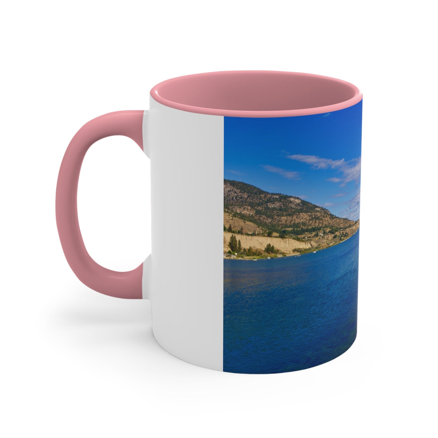 Accent Coffee Mug, 11oz - Penticton Okanagan Lake Daytime