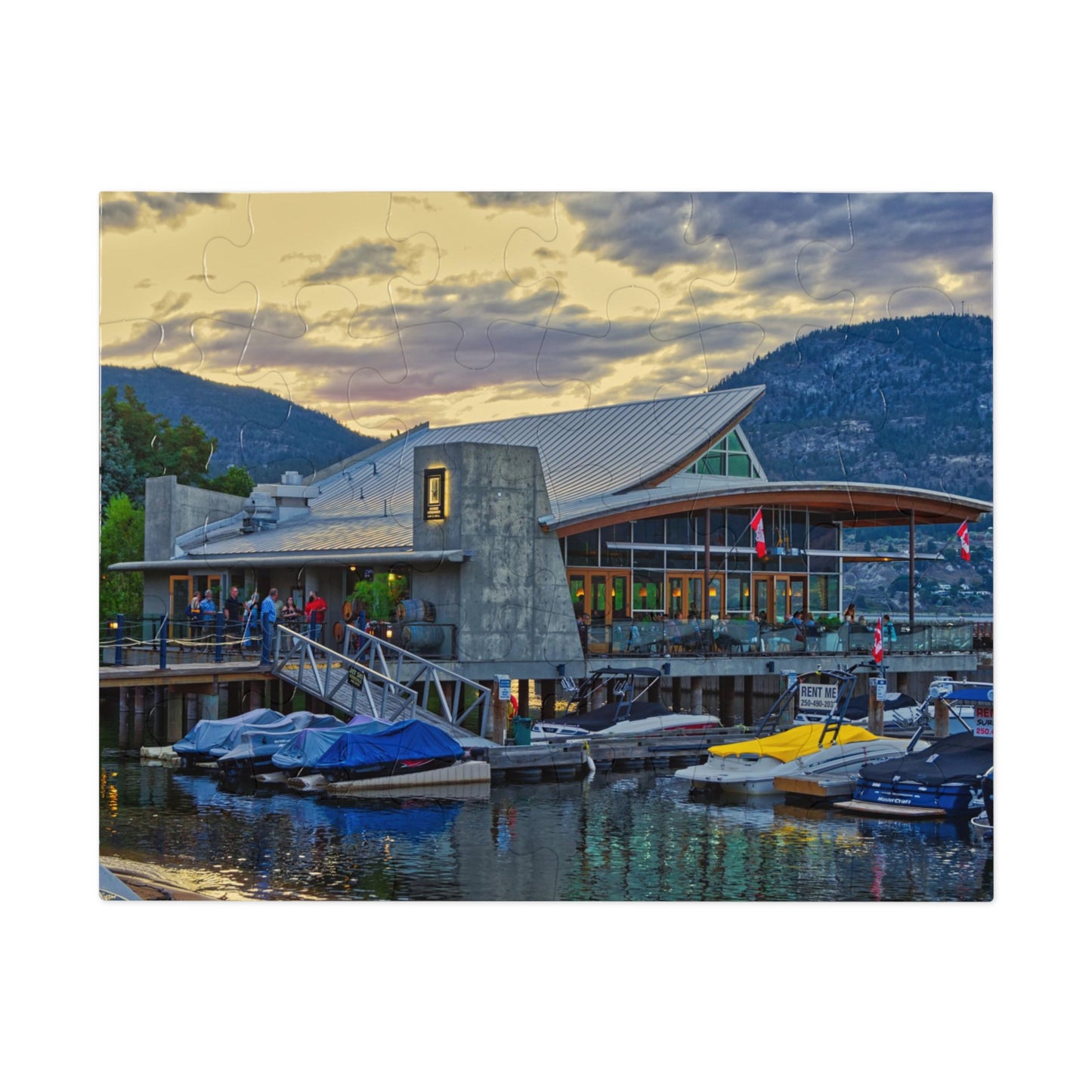 Jigsaw Puzzle (30, 110, 252, 500,1000-Piece) - Hooded Merganser Sunset