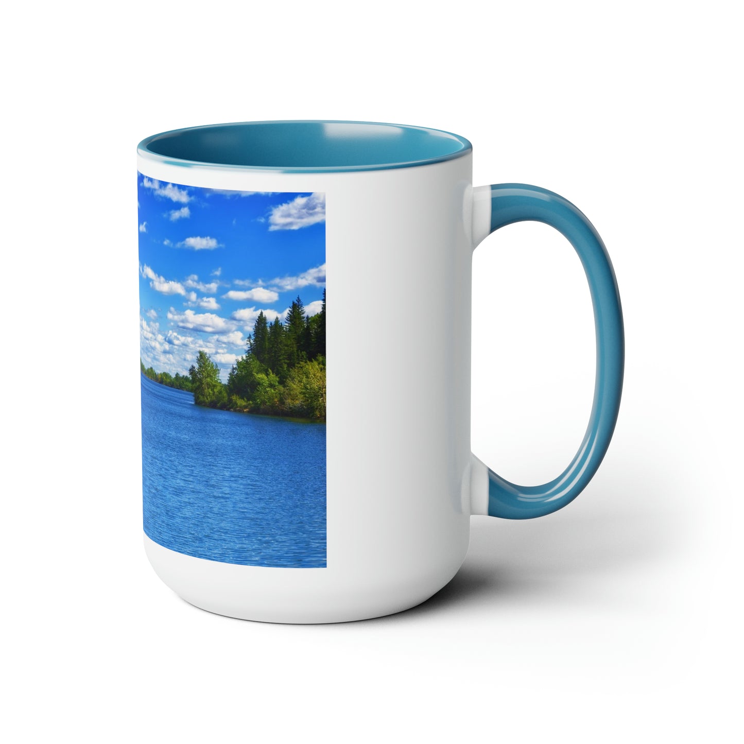 Accent Coffee Mugs, 15oz - Glenmore Reservoir South Glenmore Park Summer