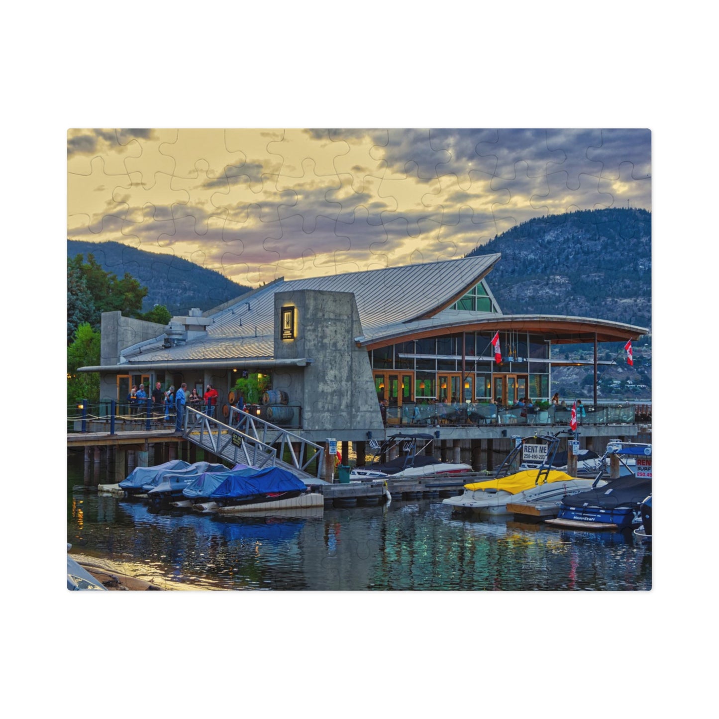 Jigsaw Puzzle (30, 110, 252, 500,1000-Piece) - Hooded Merganser Sunset