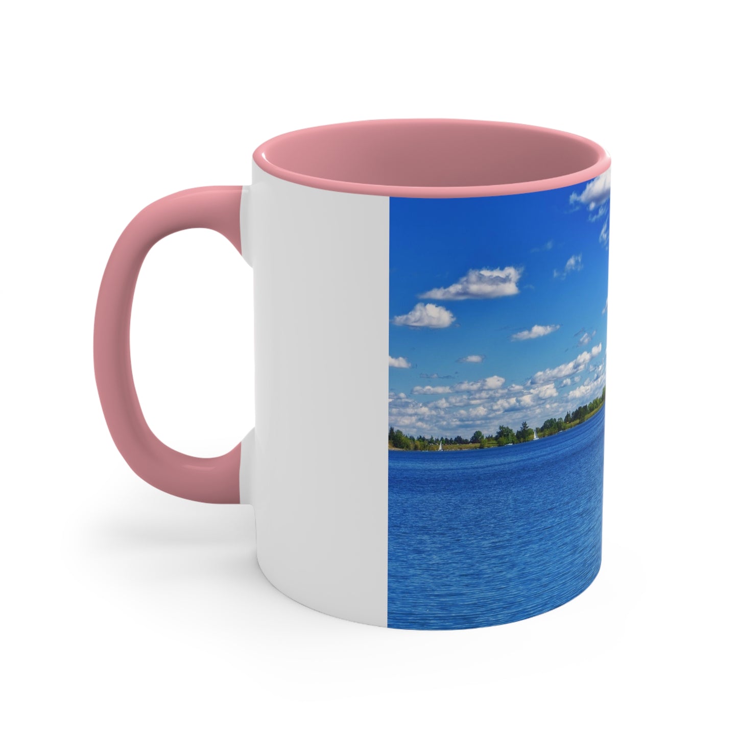 Accent Coffee Mug, 11oz - Glenmore Reservoir South Glenmore Park Summer