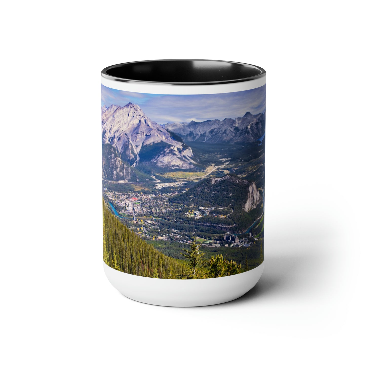 Accent Coffee Mugs, 15oz - Bow Valley Sulphur Mountain