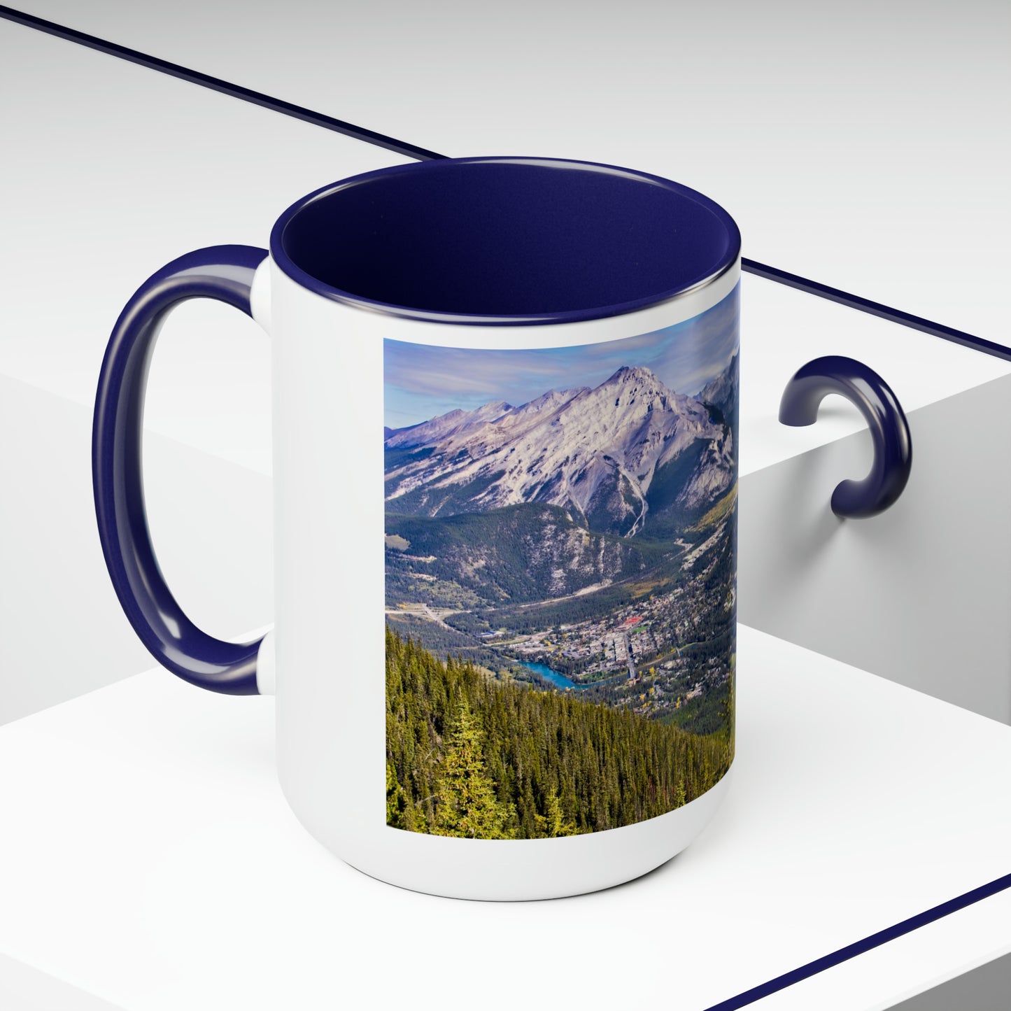 Accent Coffee Mugs, 15oz - Bow Valley Sulphur Mountain