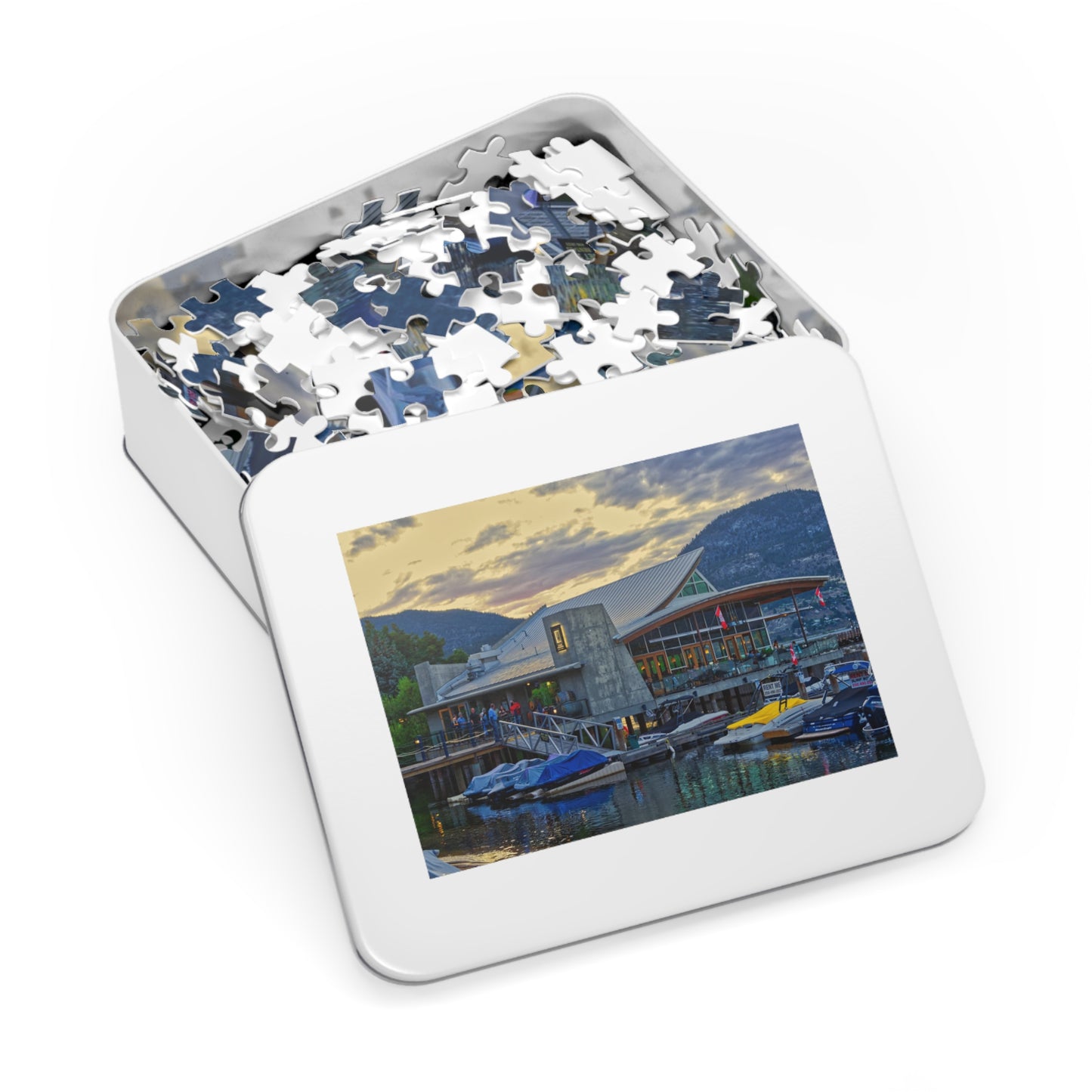 Jigsaw Puzzle (30, 110, 252, 500,1000-Piece) - Hooded Merganser Sunset