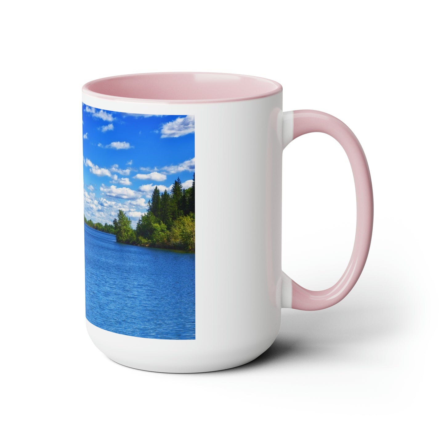 Accent Coffee Mugs, 15oz - Glenmore Reservoir South Glenmore Park Summer