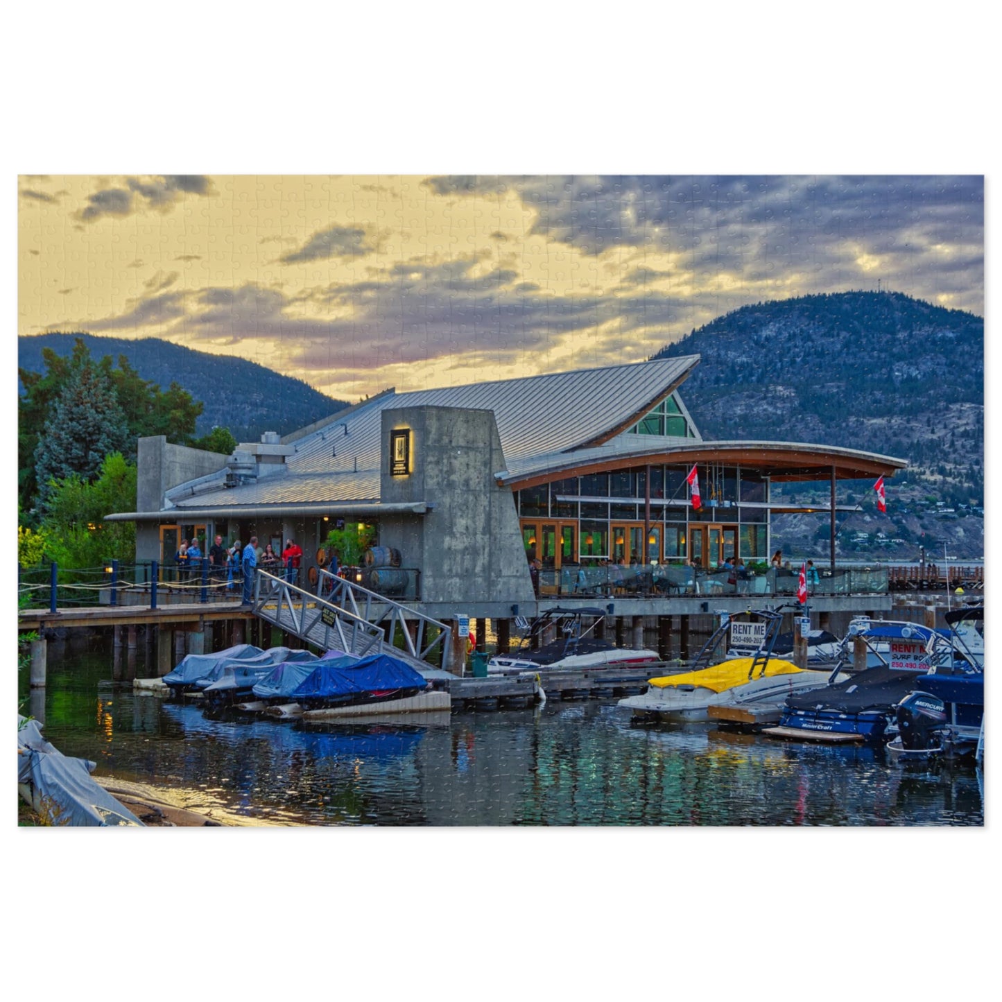 Jigsaw Puzzle (30, 110, 252, 500,1000-Piece) - Hooded Merganser Sunset