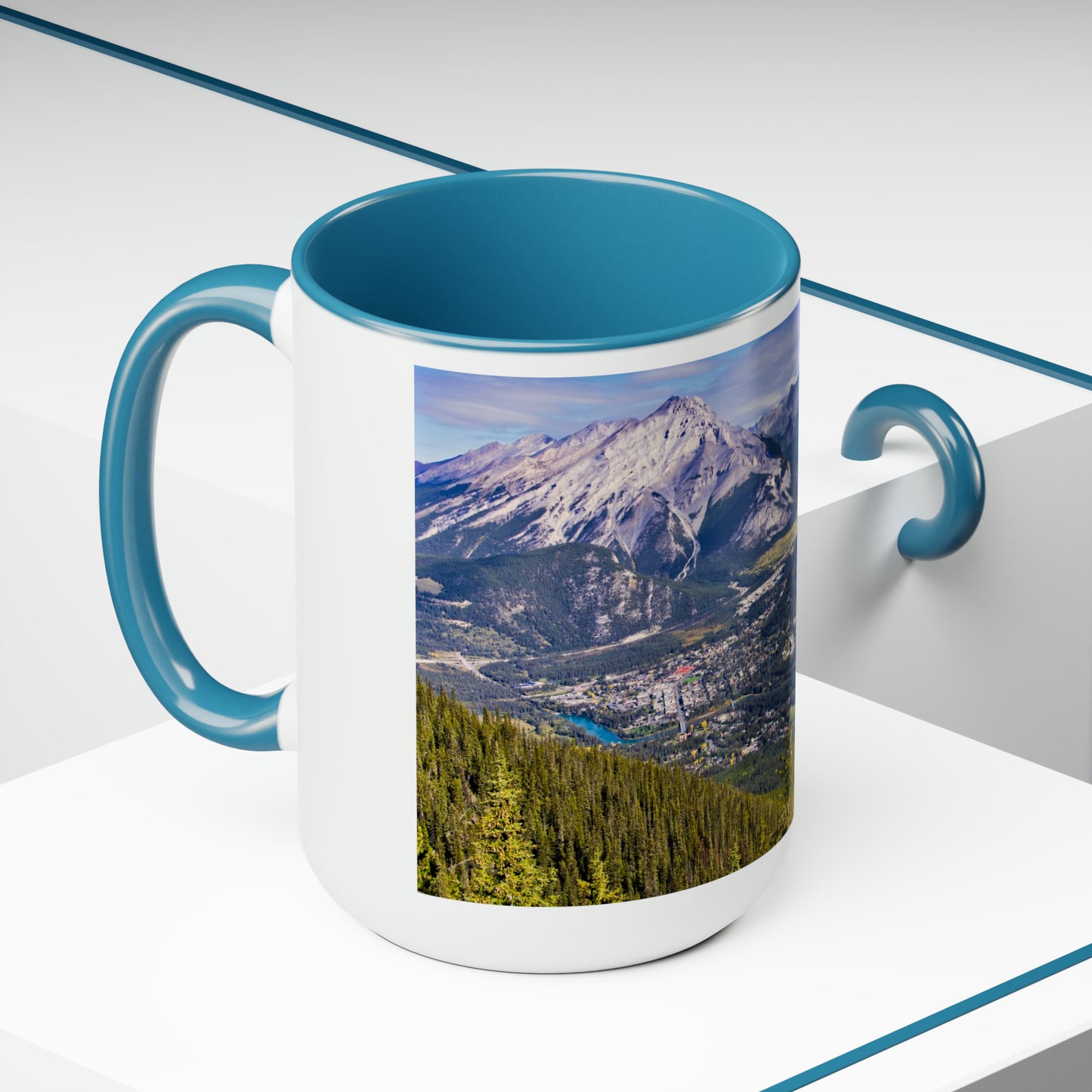 Accent Coffee Mugs, 15oz - Bow Valley Sulphur Mountain