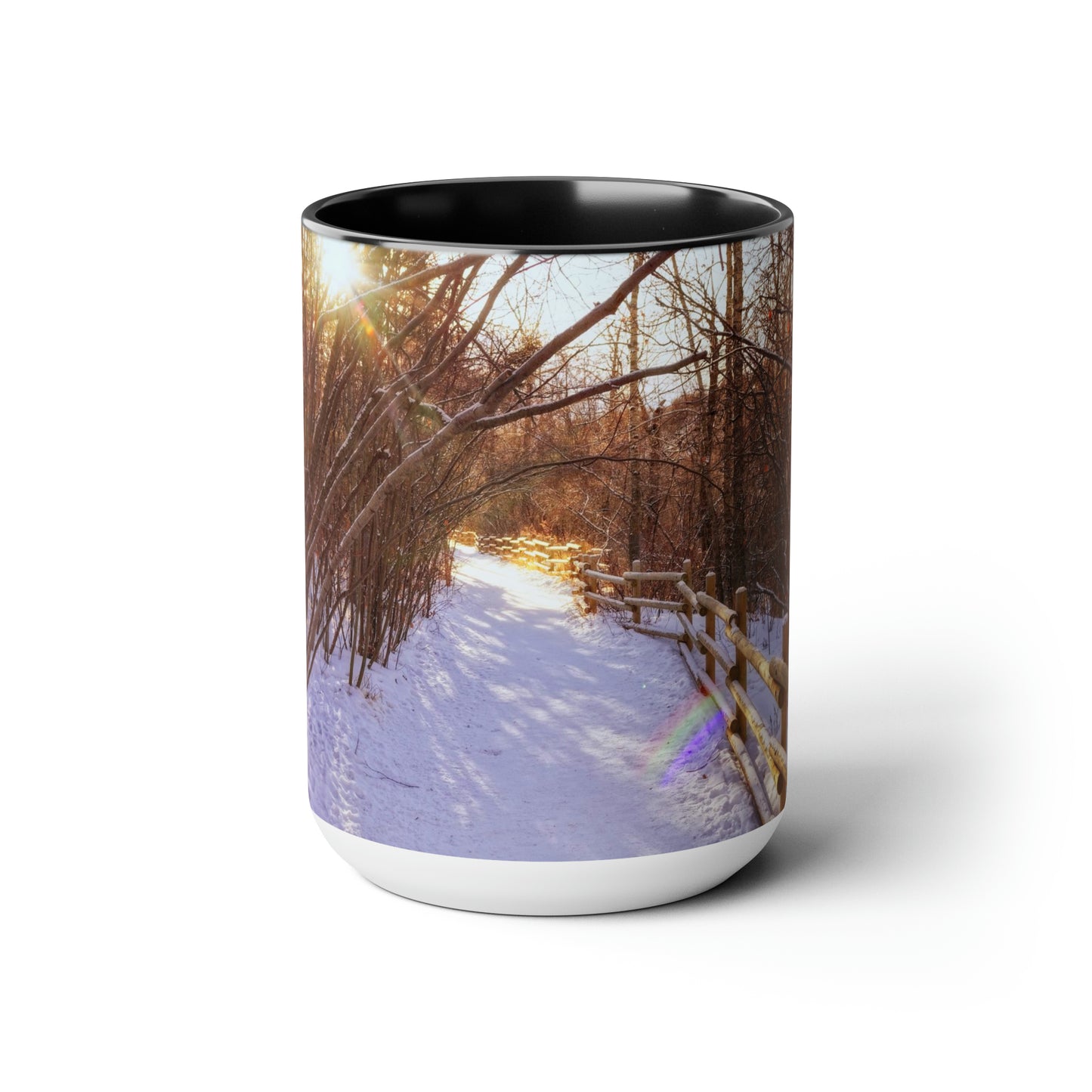 Accent Coffee Mugs, 15oz - Riverdale Park Winter Forest