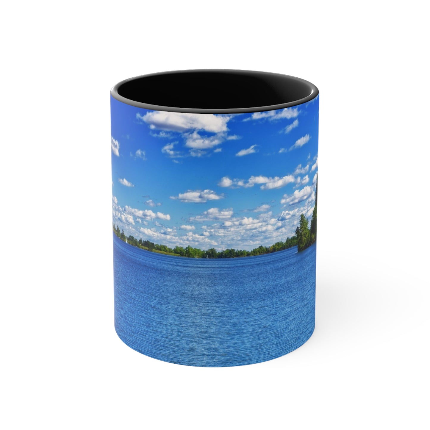 Accent Coffee Mug, 11oz - Glenmore Reservoir South Glenmore Park Summer