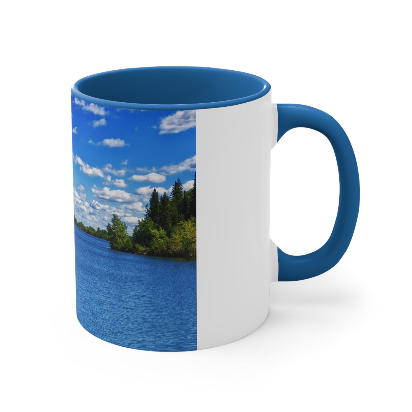 Accent Coffee Mug, 11oz - Glenmore Reservoir South Glenmore Park Summer