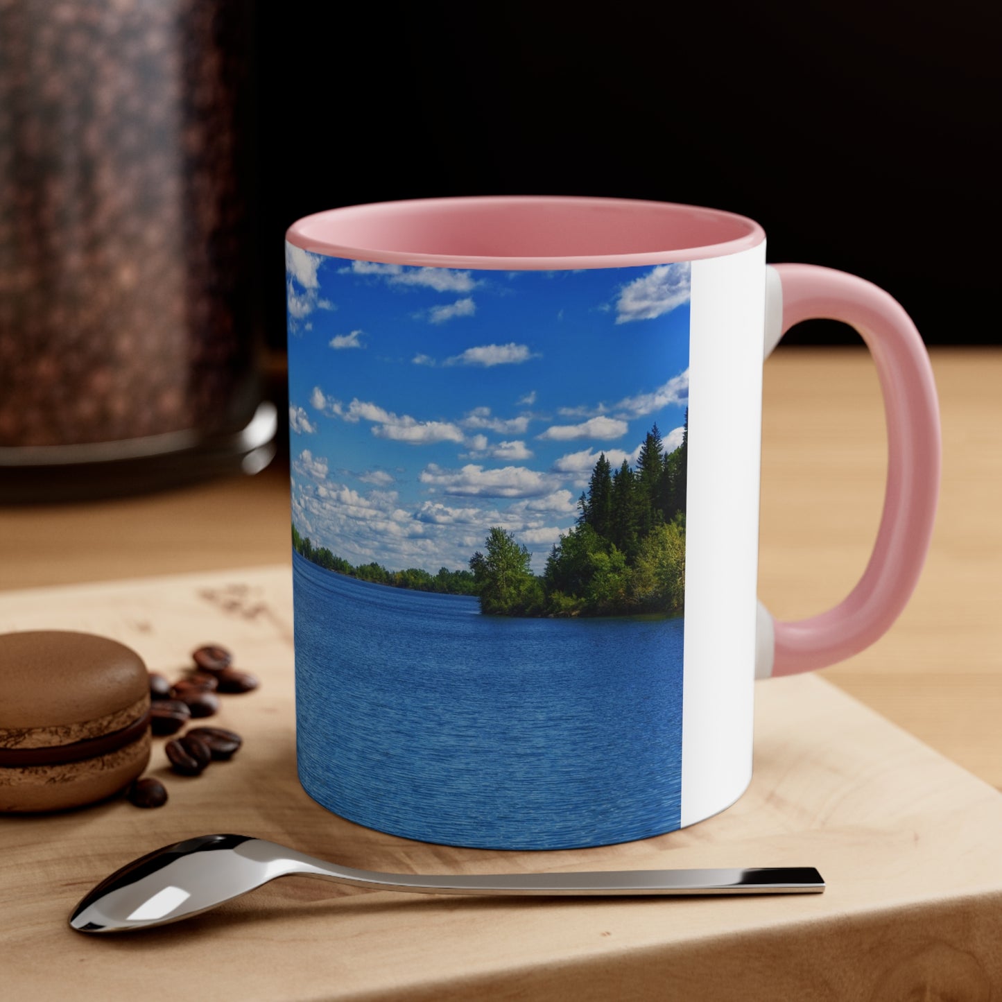 Accent Coffee Mug, 11oz - Glenmore Reservoir South Glenmore Park Summer