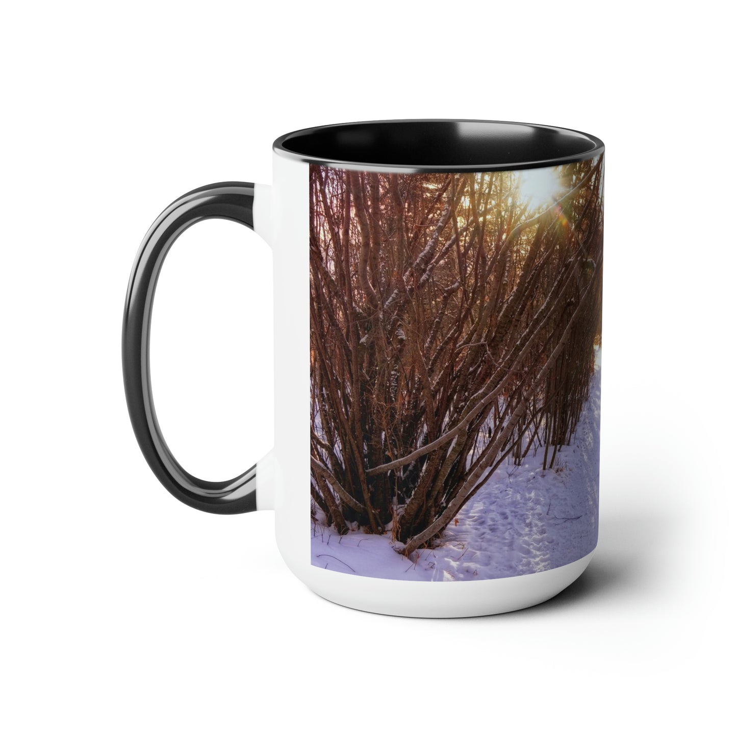 Accent Coffee Mugs, 15oz - Riverdale Park Winter Forest