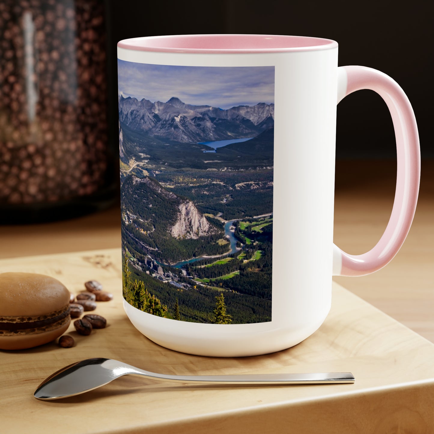 Accent Coffee Mugs, 15oz - Bow Valley Sulphur Mountain