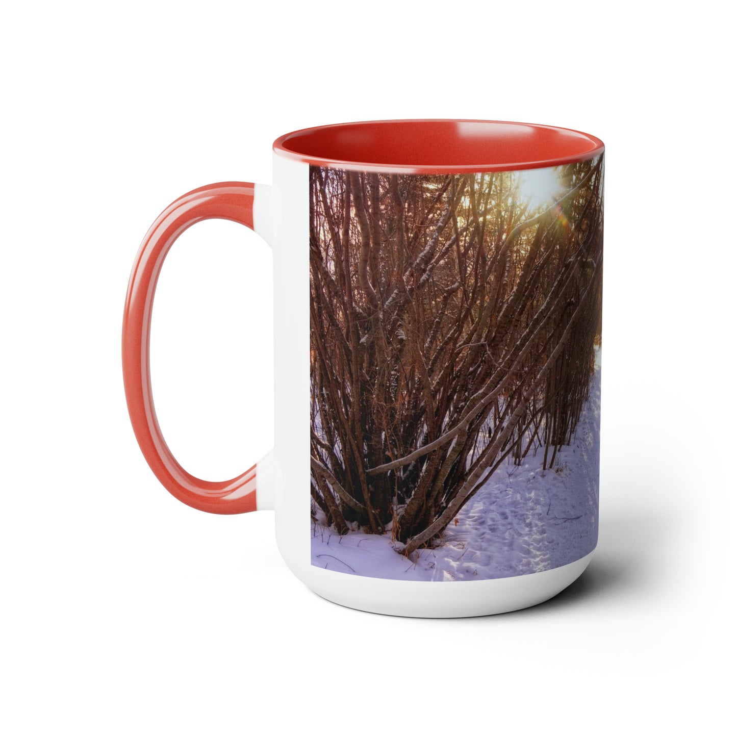 Accent Coffee Mugs, 15oz - Riverdale Park Winter Forest