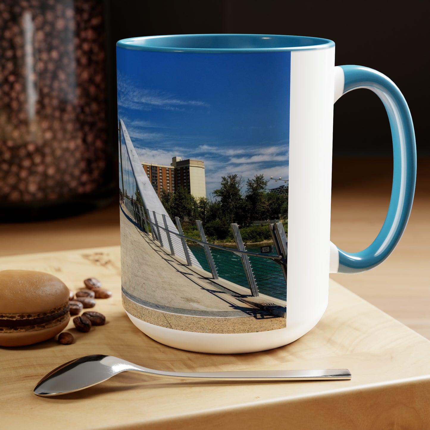 Accent Coffee Mugs, 15oz - George C. King Bridge