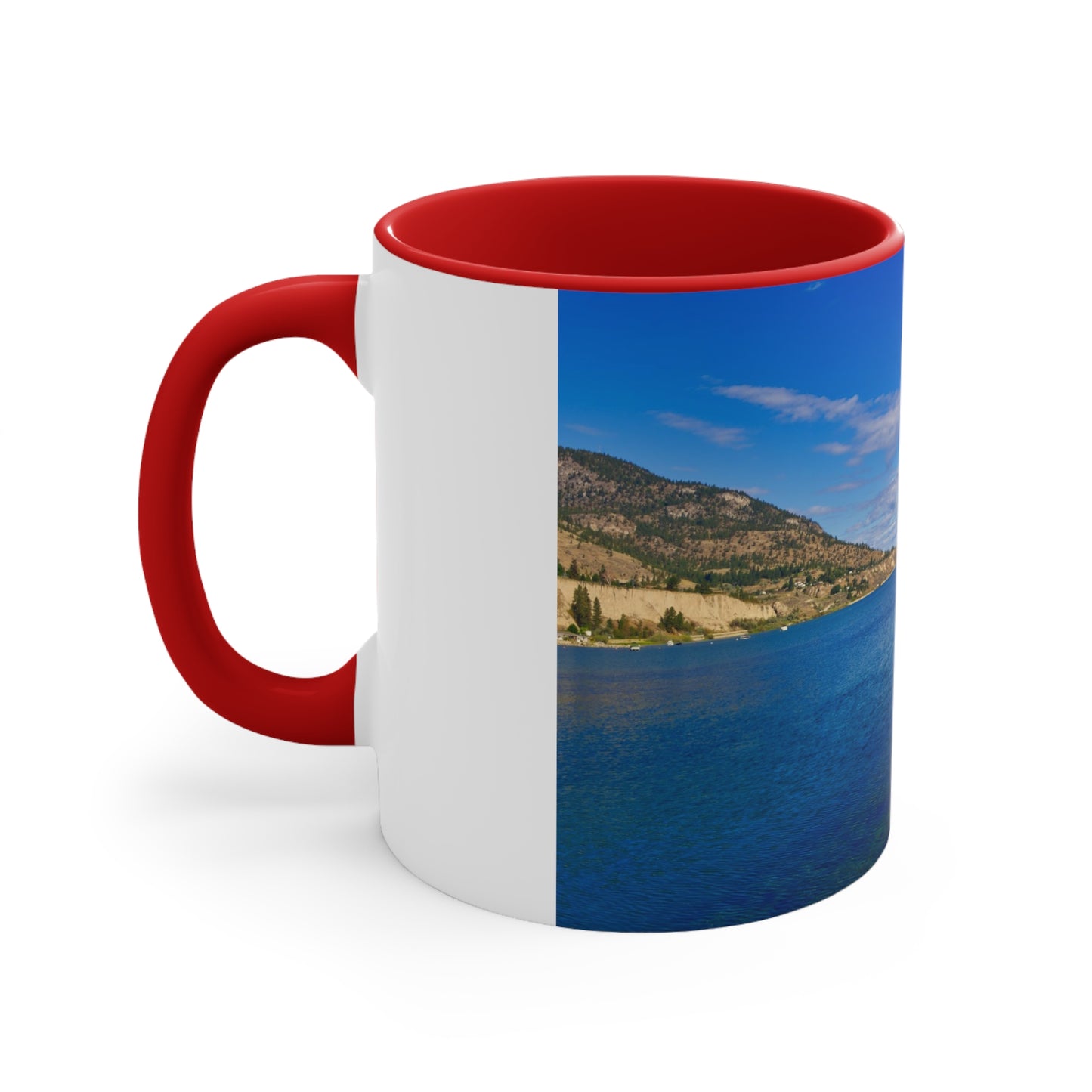 Accent Coffee Mug, 11oz - Penticton Okanagan Lake Daytime