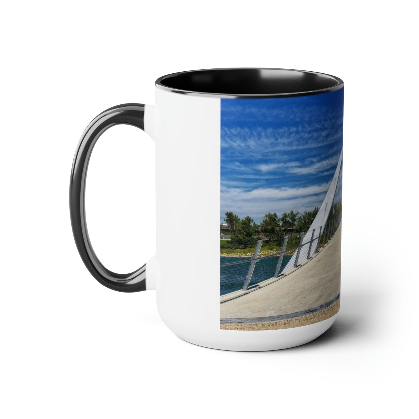 Accent Coffee Mugs, 15oz - George C. King Bridge