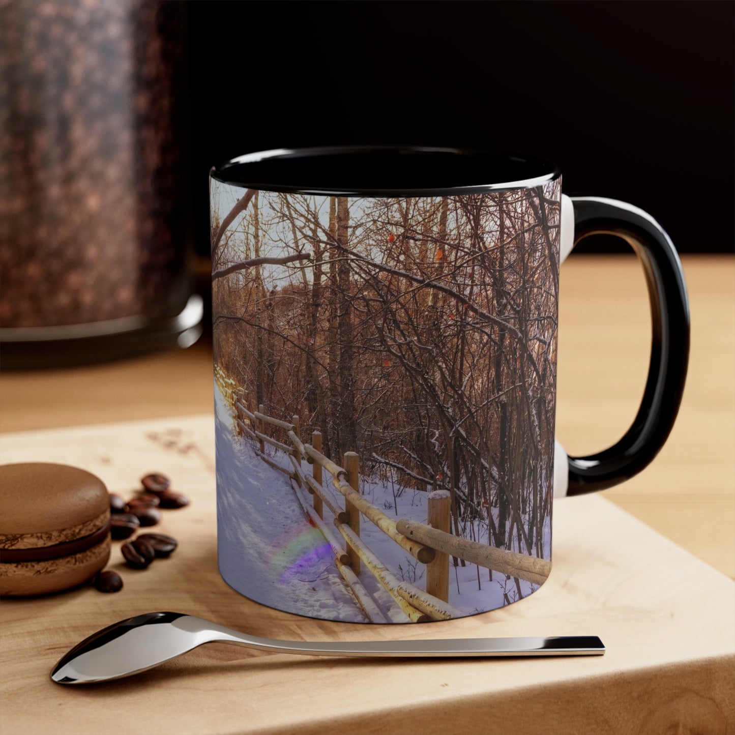 Accent Coffee Mug, 11oz - Riverdale Park Winter Forest