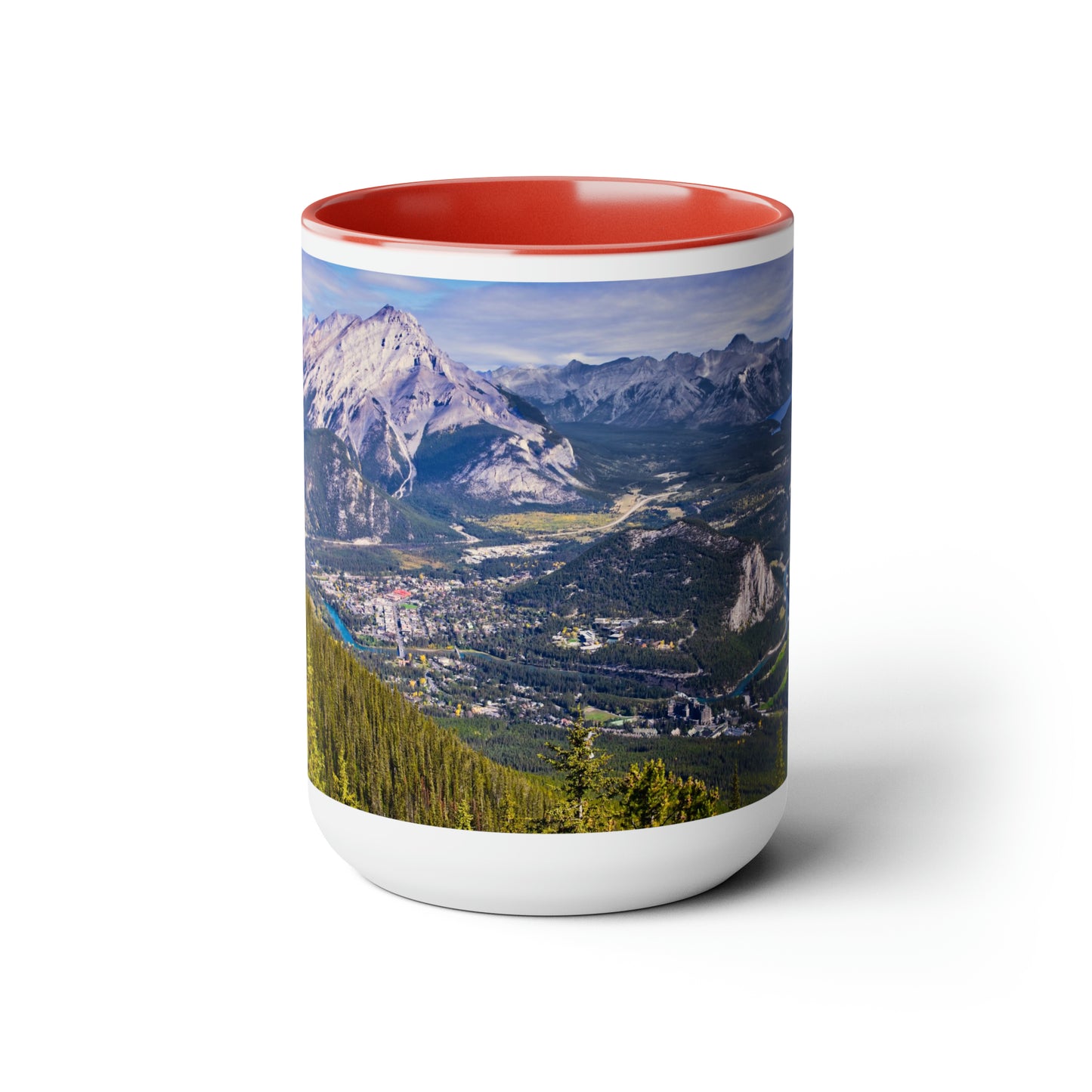 Accent Coffee Mugs, 15oz - Bow Valley Sulphur Mountain