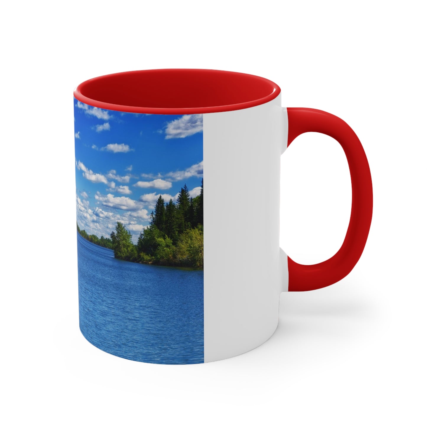 Accent Coffee Mug, 11oz - Glenmore Reservoir South Glenmore Park Summer