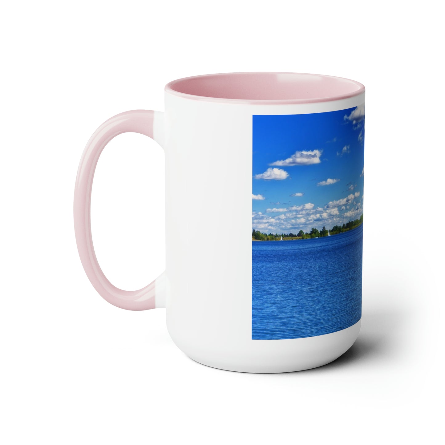 Accent Coffee Mugs, 15oz - Glenmore Reservoir South Glenmore Park Summer