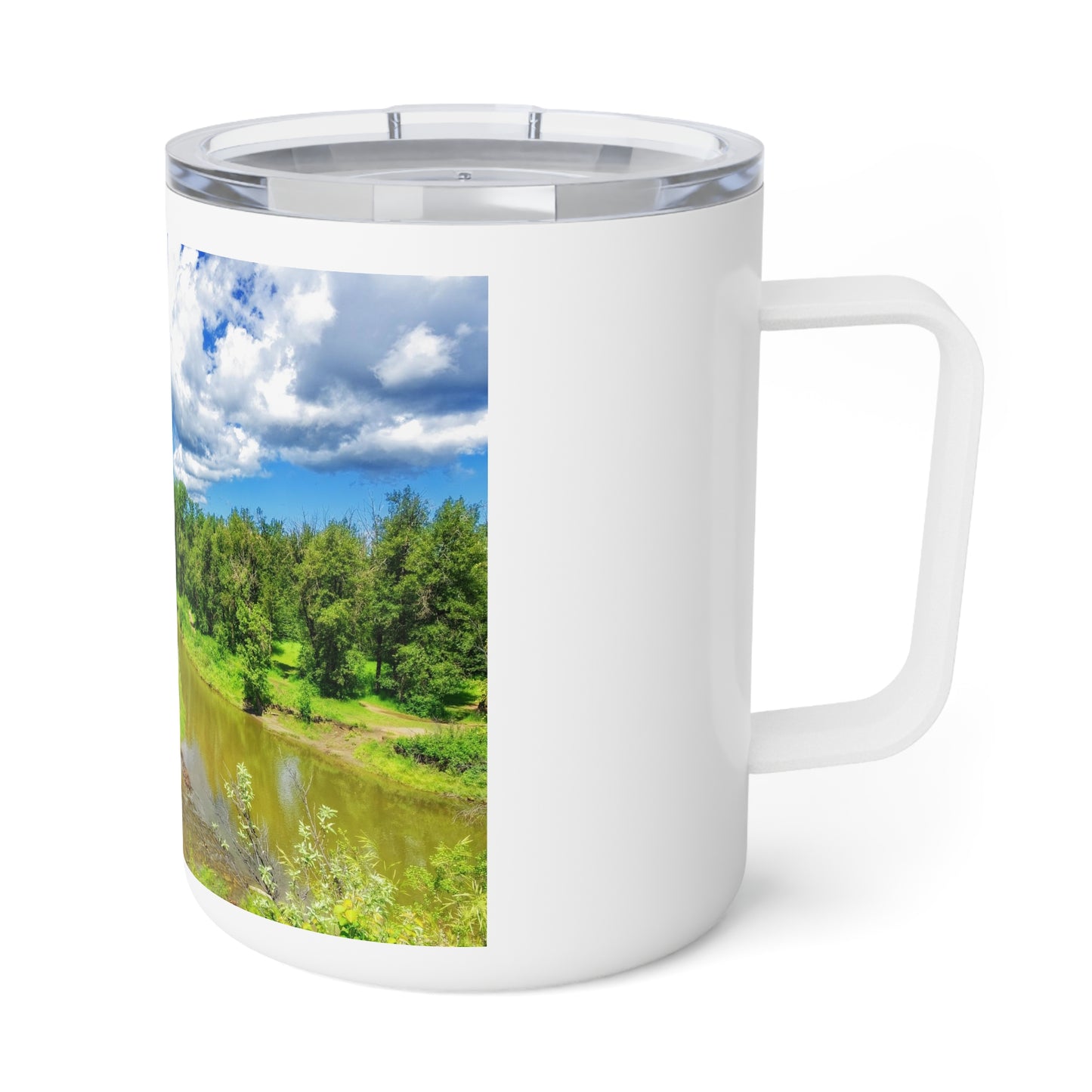 Insulated Coffee Mug, 10oz - Fish Creek Park Votier's Flats Lookout