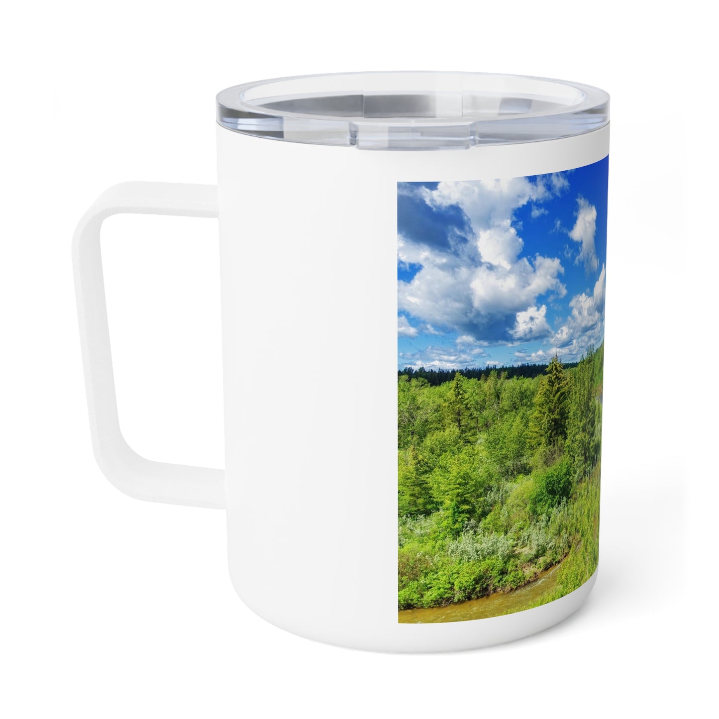 Insulated Coffee Mug, 10oz - Fish Creek Park Votier's Flats Lookout