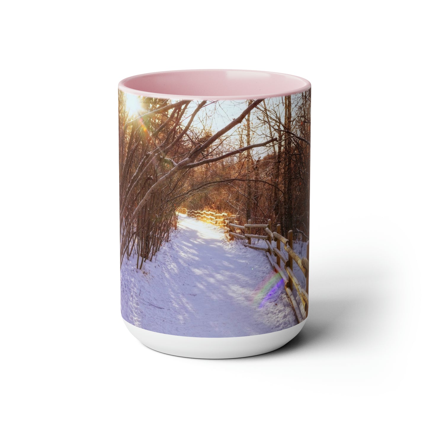 Accent Coffee Mugs, 15oz - Riverdale Park Winter Forest