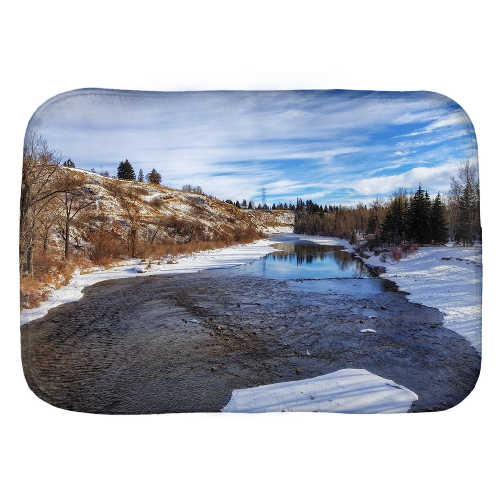 Bath Mats - Elbow River Sandy Beach Park and Riverdale Park Winter