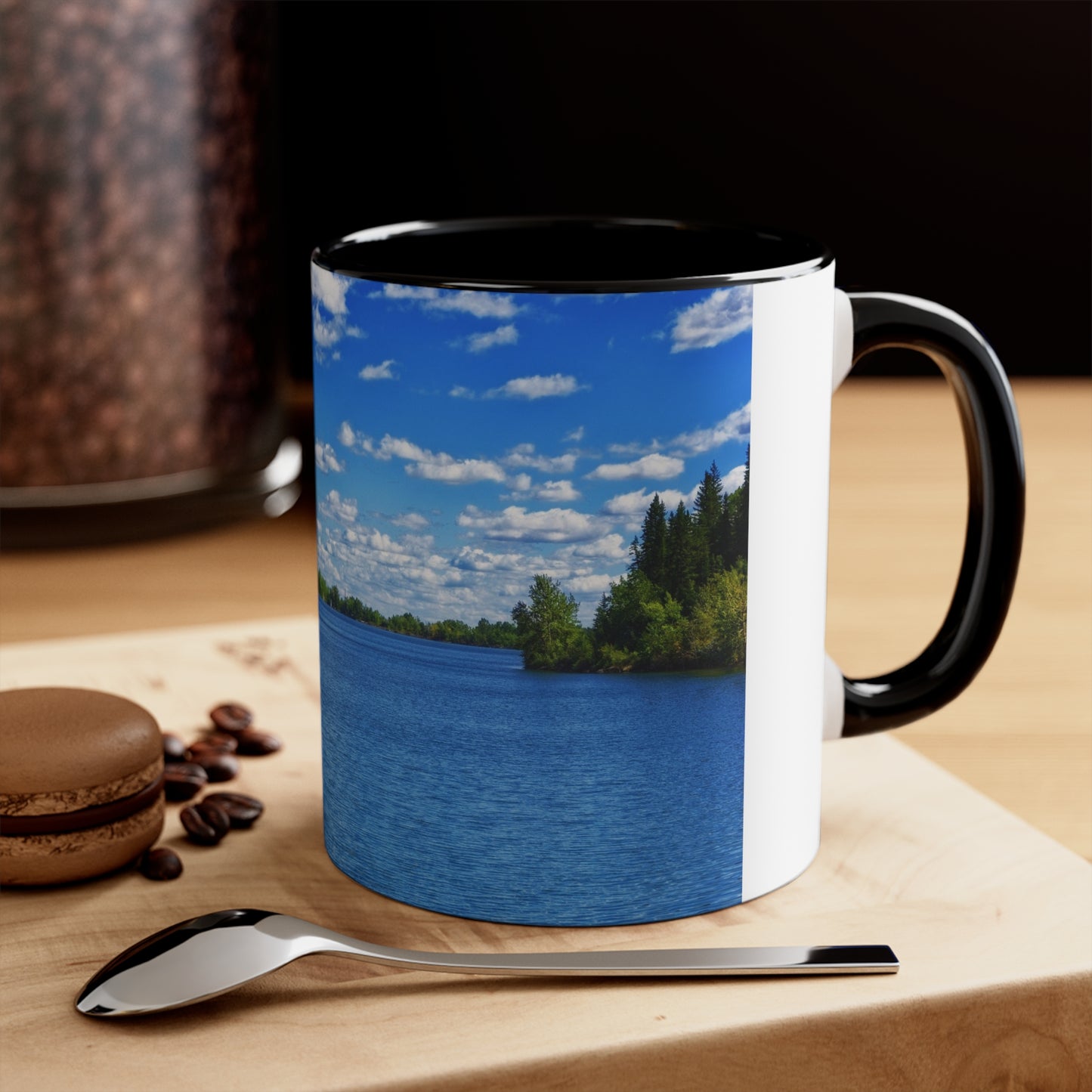 Accent Coffee Mug, 11oz - Glenmore Reservoir South Glenmore Park Summer