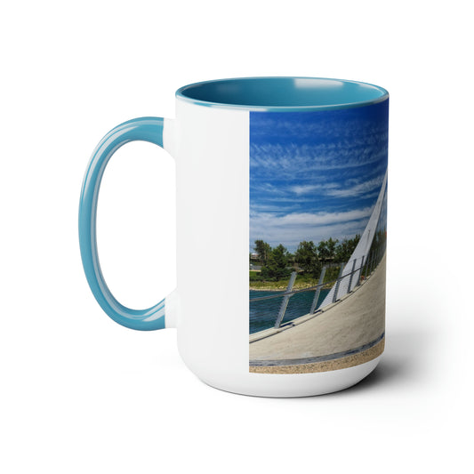 Accent Coffee Mugs, 15oz - George C. King Bridge