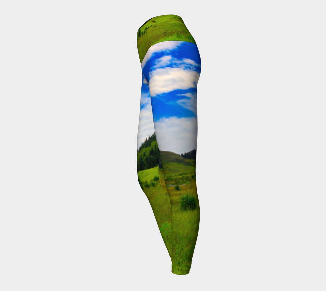Women's Yoga Leggings - Big Hill Springs Park Entrance