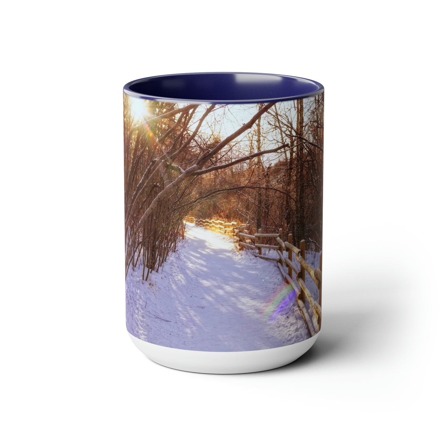 Accent Coffee Mugs, 15oz - Riverdale Park Winter Forest