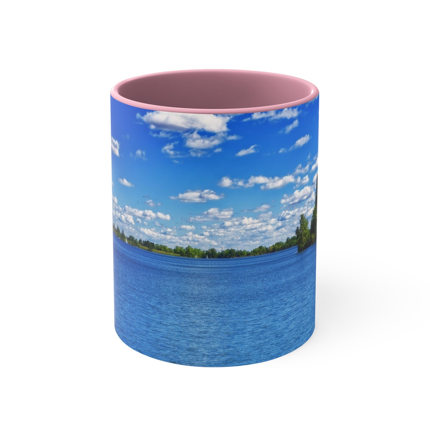 Accent Coffee Mug, 11oz - Glenmore Reservoir South Glenmore Park Summer