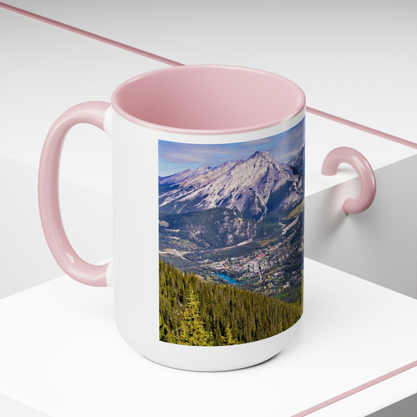 Accent Coffee Mugs, 15oz - Bow Valley Sulphur Mountain